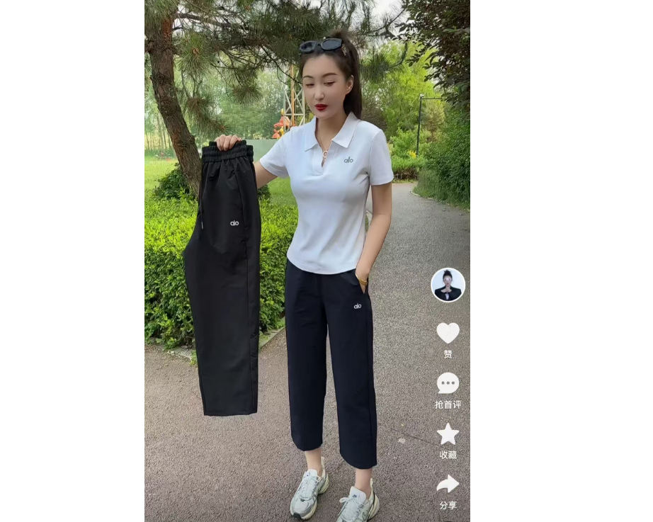 8114款夏季冰感速干裤高品质松紧舒适洋气款薄裤尚品精品