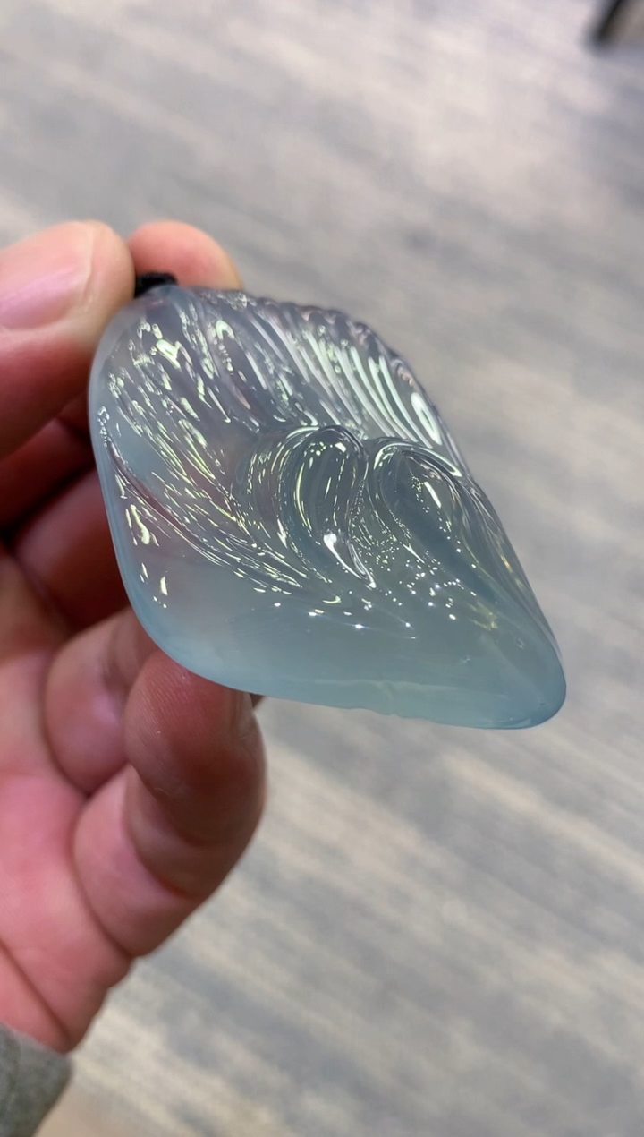 颈饰未镶嵌翡翠天然A货翡翠