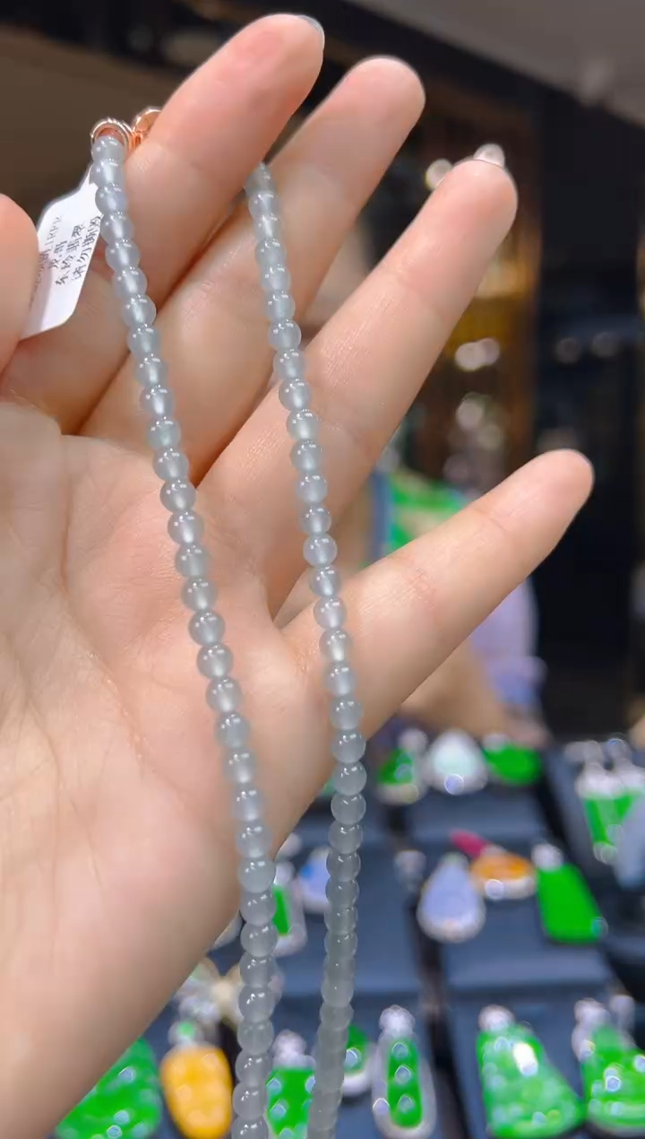 翡翠未镶嵌项链177（多样性发其一）