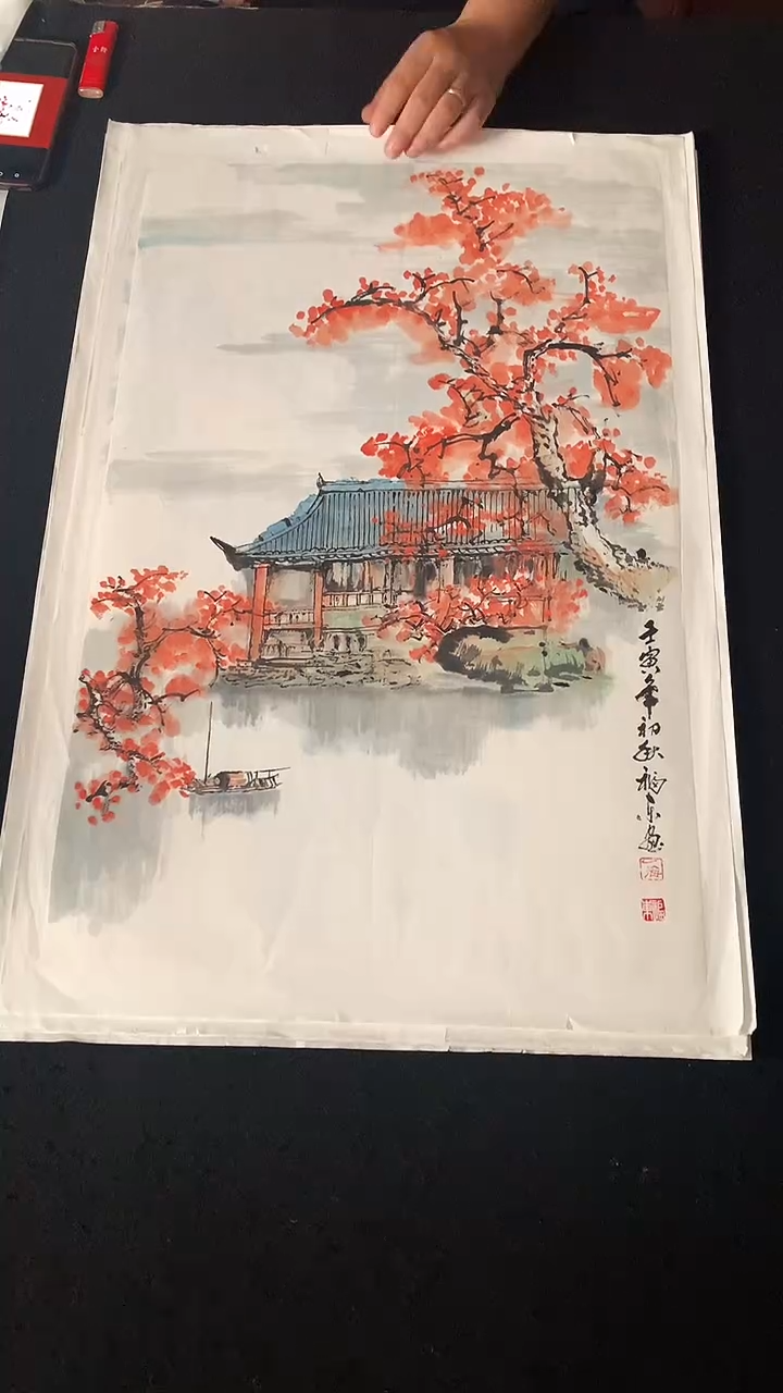 纸本45*70手绘字画作品定制
