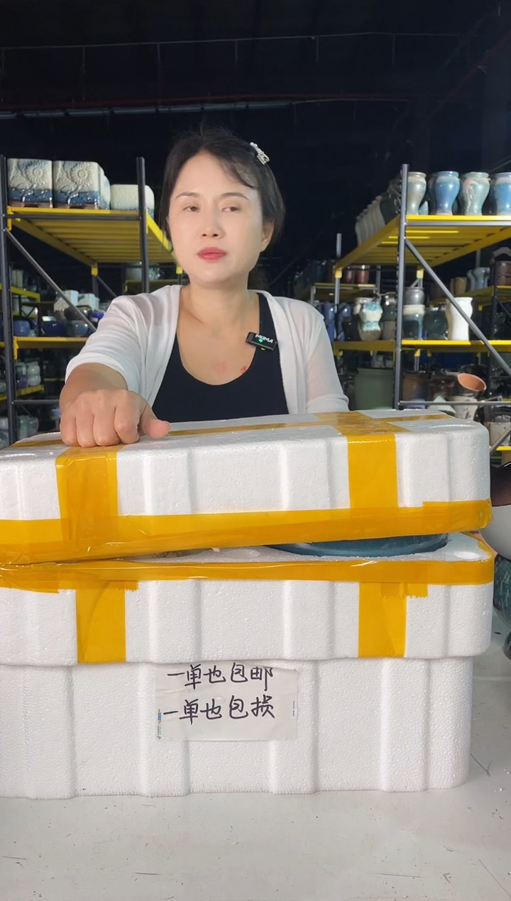 宜兴紫砂粗陶花盆