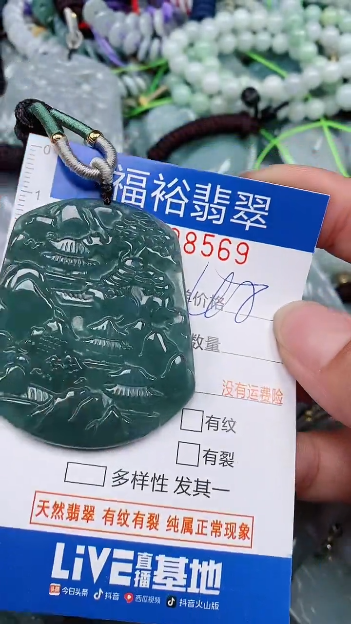 翡翠未镶嵌颈饰...0008569
