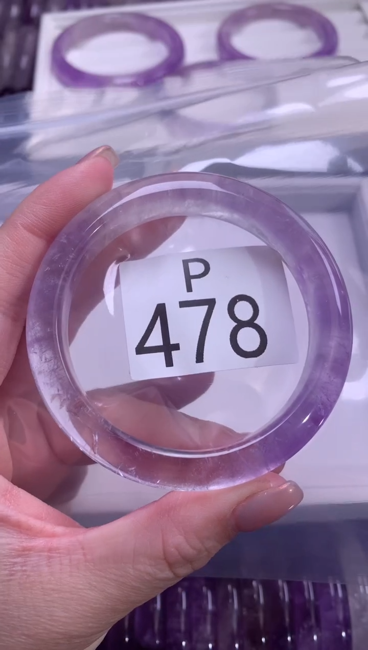 水晶手镯未镶嵌水晶478-55