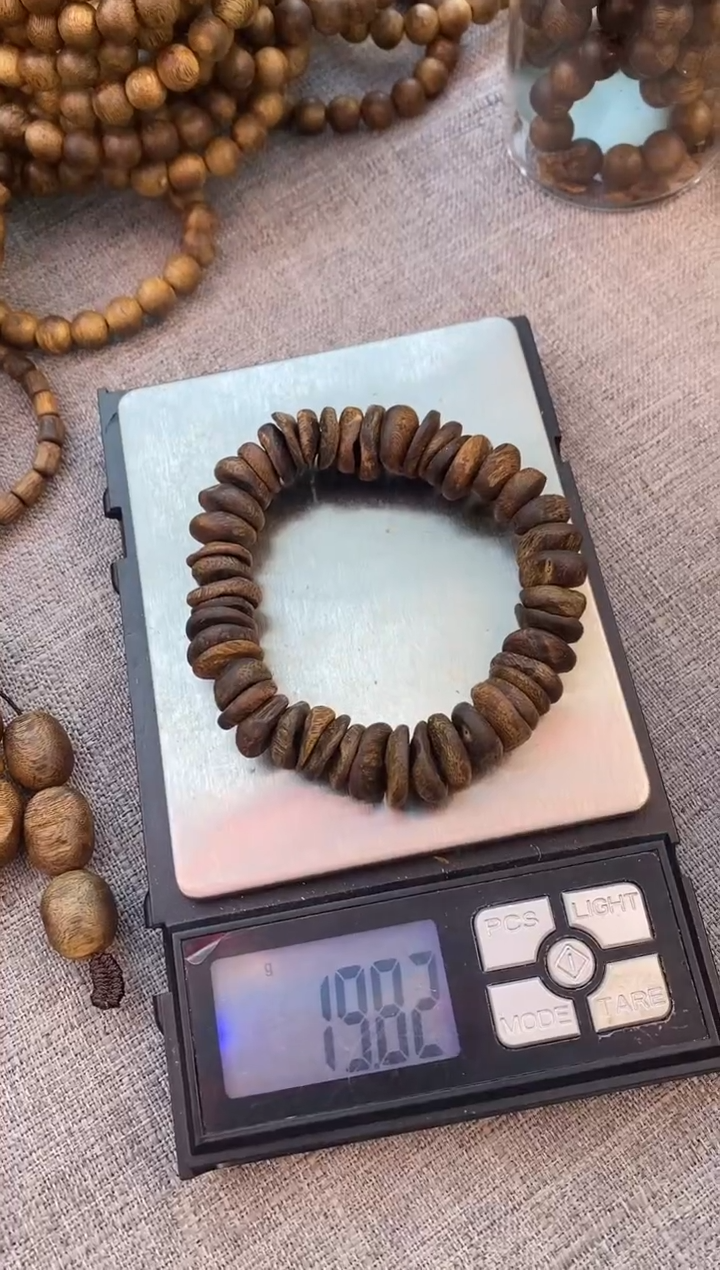 【闪购商品】沉香手串随型片珠单圈棋楠手串#19多样性发一