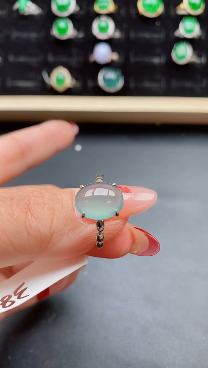 【闪购商品】翡翠戒指银S925镶嵌21321321