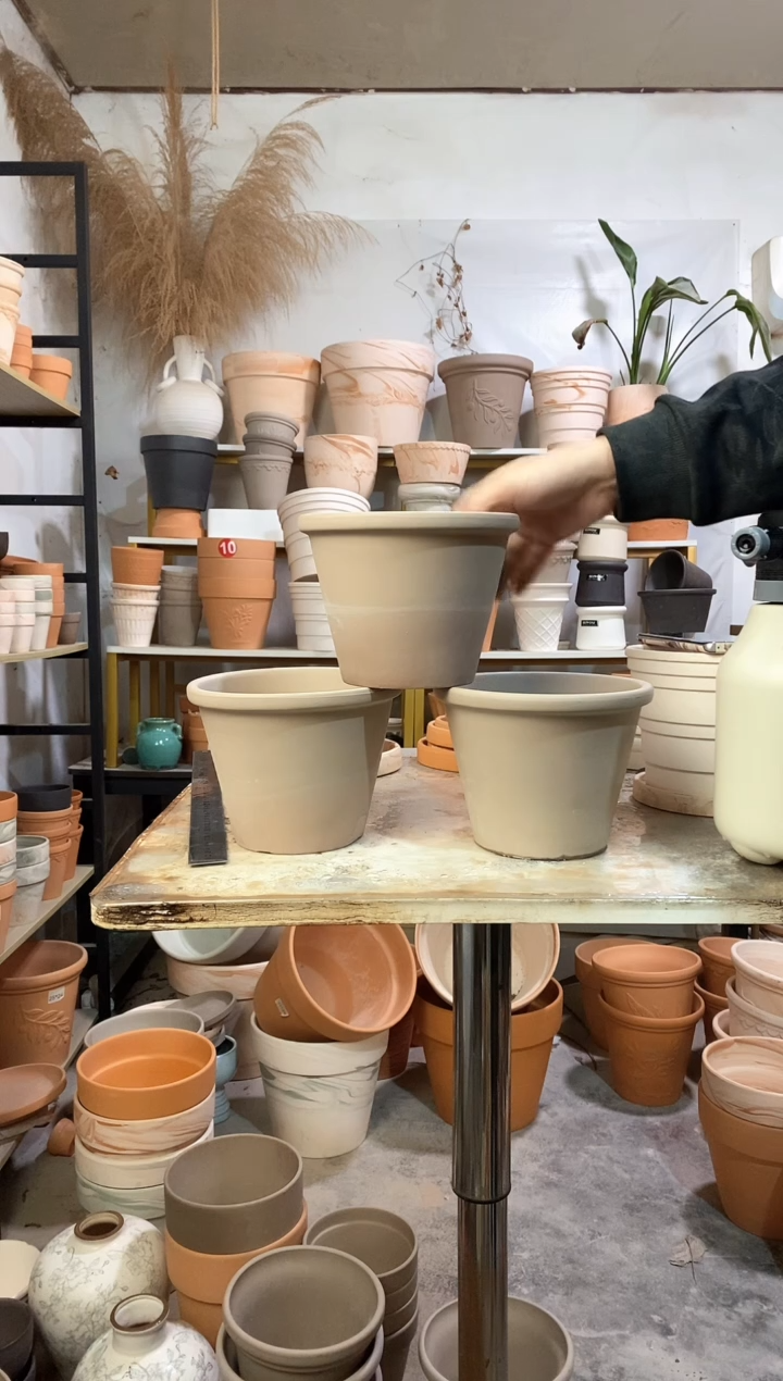 瑕疵无售后17*13灰陶 1盆无托