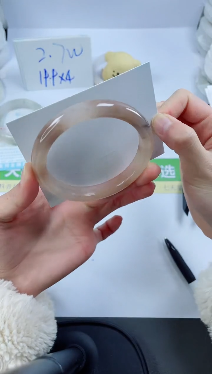 【闪购商品】石英质玉手镯未镶嵌743-62.5