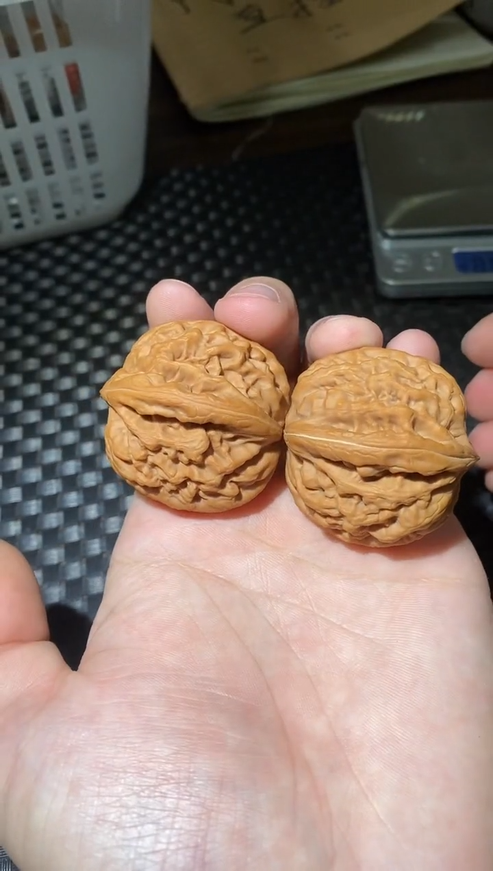 把件文玩核桃微微修红锦鲤41尺