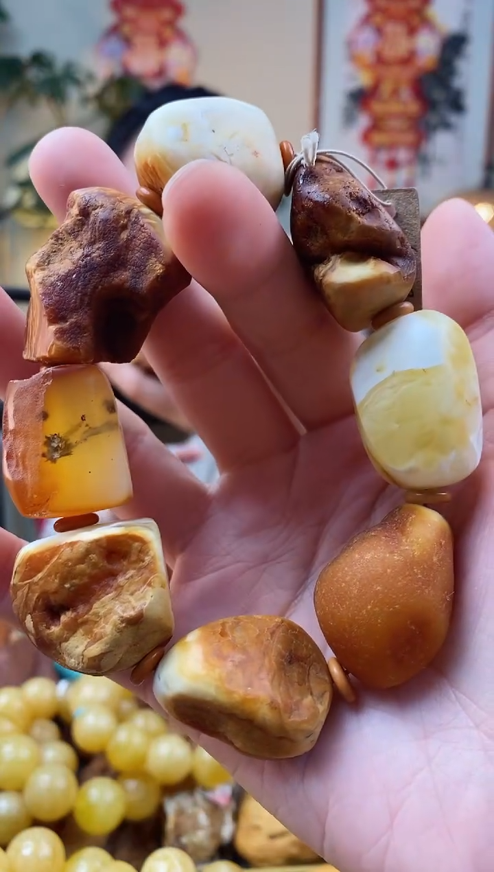 【闪购商品】琥珀手串未镶嵌手串