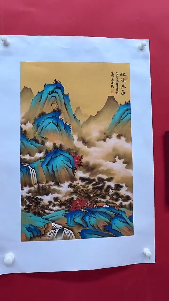 国画画家陆远华纯手绘原作