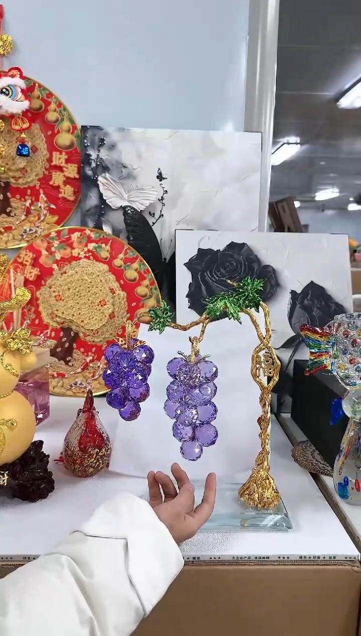 【闪购商品】无铅玻璃花间集0034葡萄树