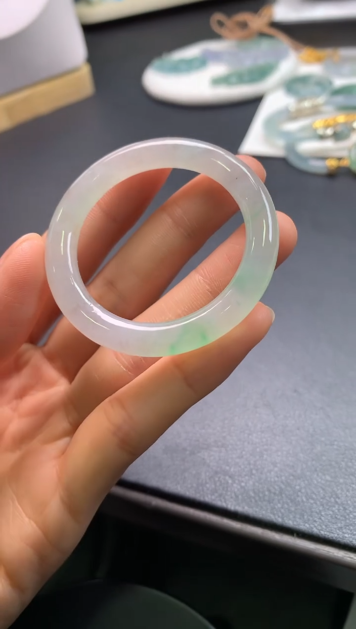 未镶嵌定制翡翠0198829554（39.5*6*6.7）