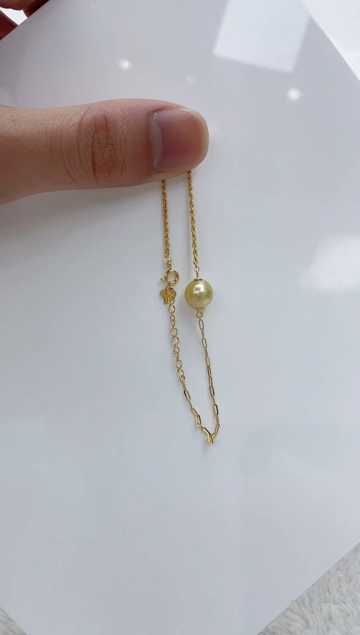 【闪购商品】海水珍珠手链银S925镶嵌海水珍珠手链