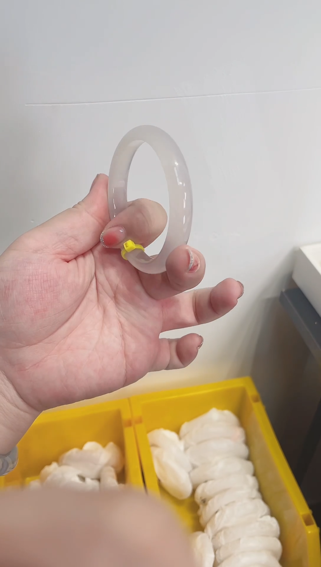 【闪购商品】玛瑙/玉髓手镯未镶嵌005圈口54