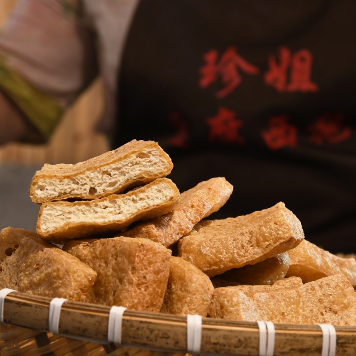 湖南特产农家纯手工香油豆腐炸豆腐土特产
