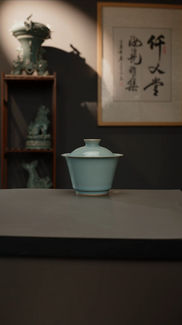 【闪购商品】杯仿古釉原矿  马蹄两才 微瑕