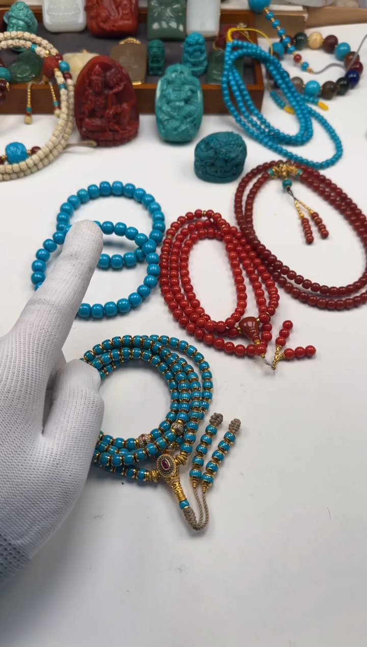 未镶嵌绿松石手串手串吉*～手串手串