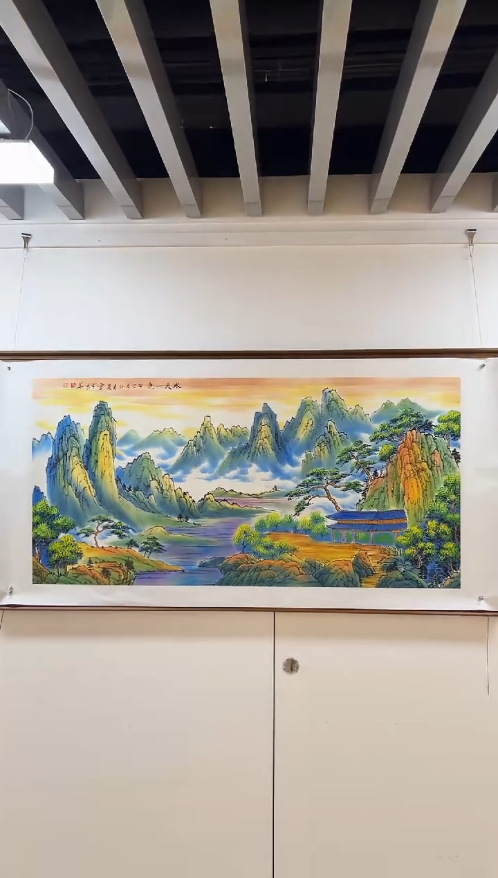 国画32孙来通老师 国画 8平尺