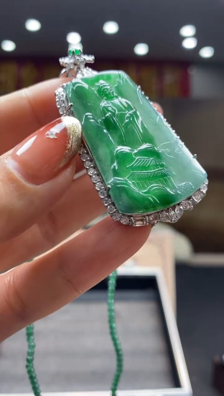 【闪购商品】翡翠颈饰未镶嵌********265