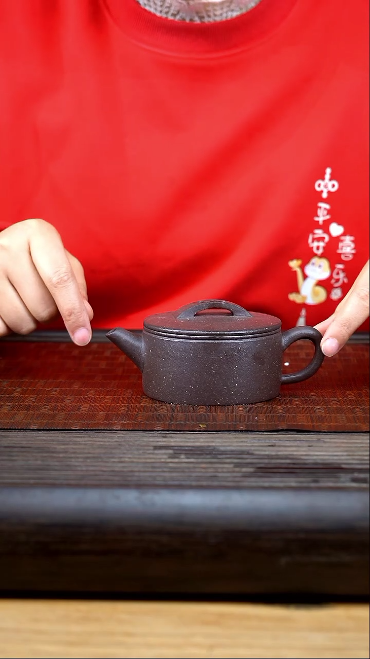 【闪购商品】紫砂茶壶xj天青粗砂汉瓦微瑕不退不换