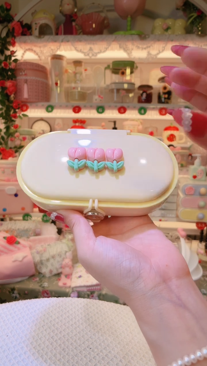 郁金香花针线盒——手工制作品质好！