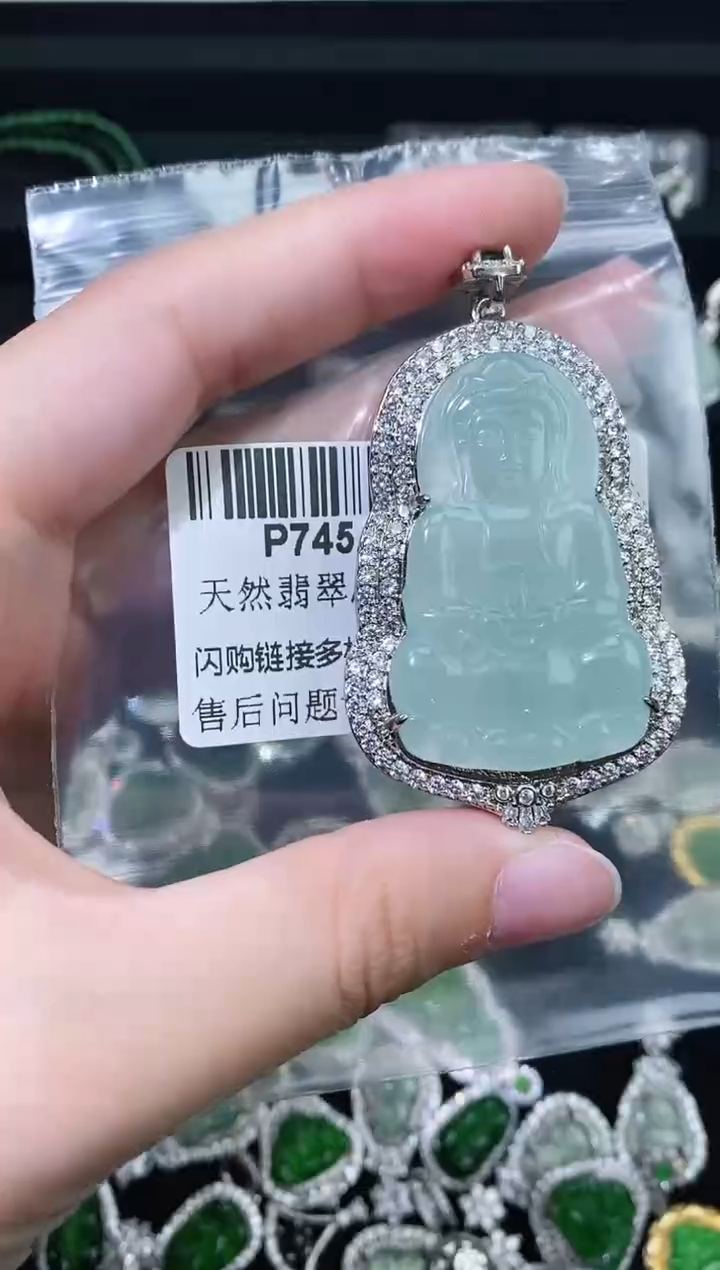 翡翠未镶嵌颈饰精美翡翠-多样性只发一件P745
