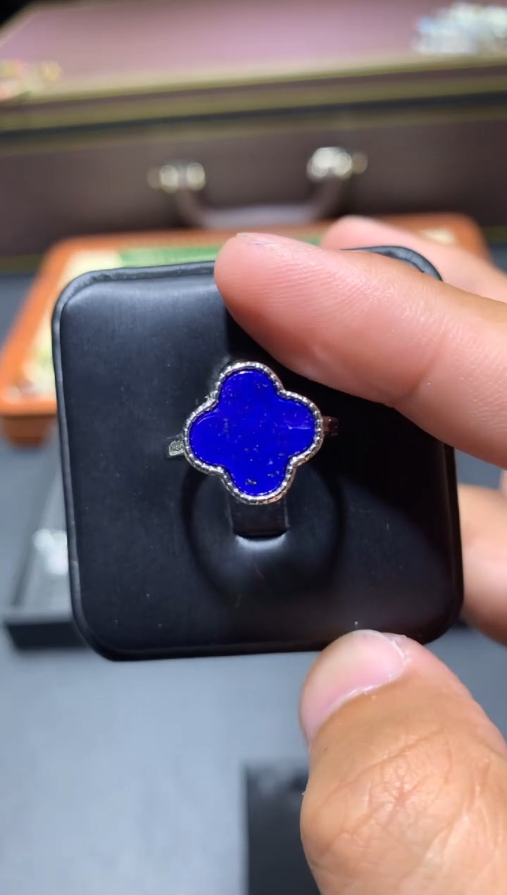 青金石未镶嵌戒指W78【多样性发其一】