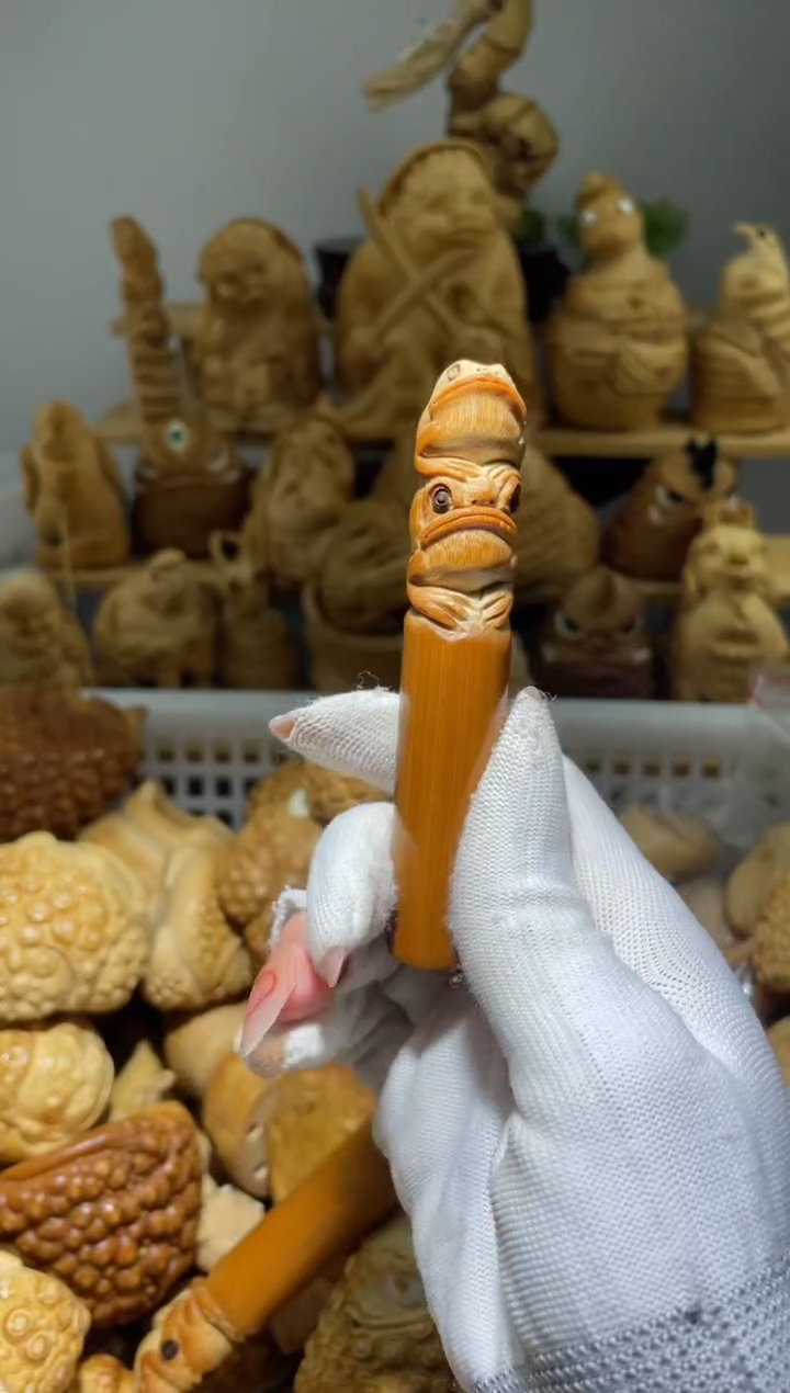 竹凑*吧顶雕子母蟾1111111111111