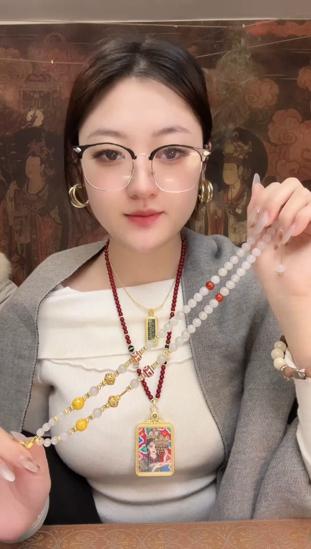 吊坠白玛脑链子 链子