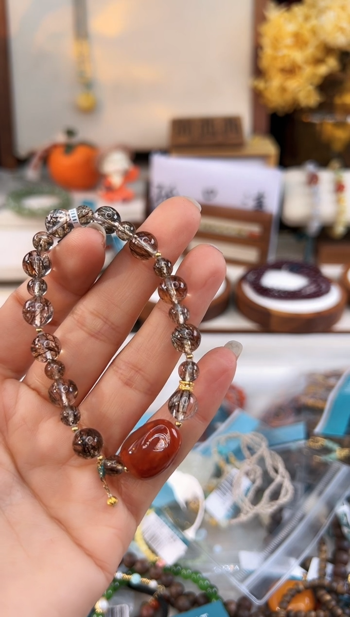 【闪购商品】水晶手绳18K金镶嵌@@F921B016685