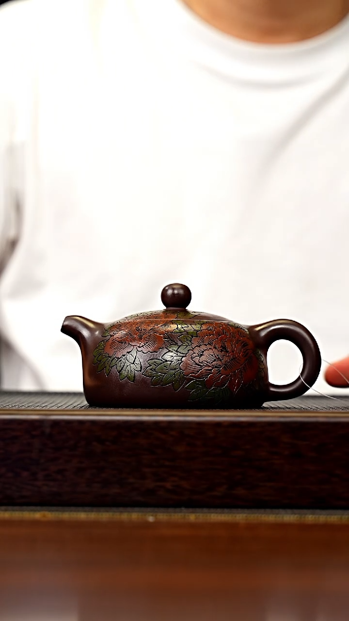 茶壶紫砂宜兴原矿 手工 紫砂壶容量270CC