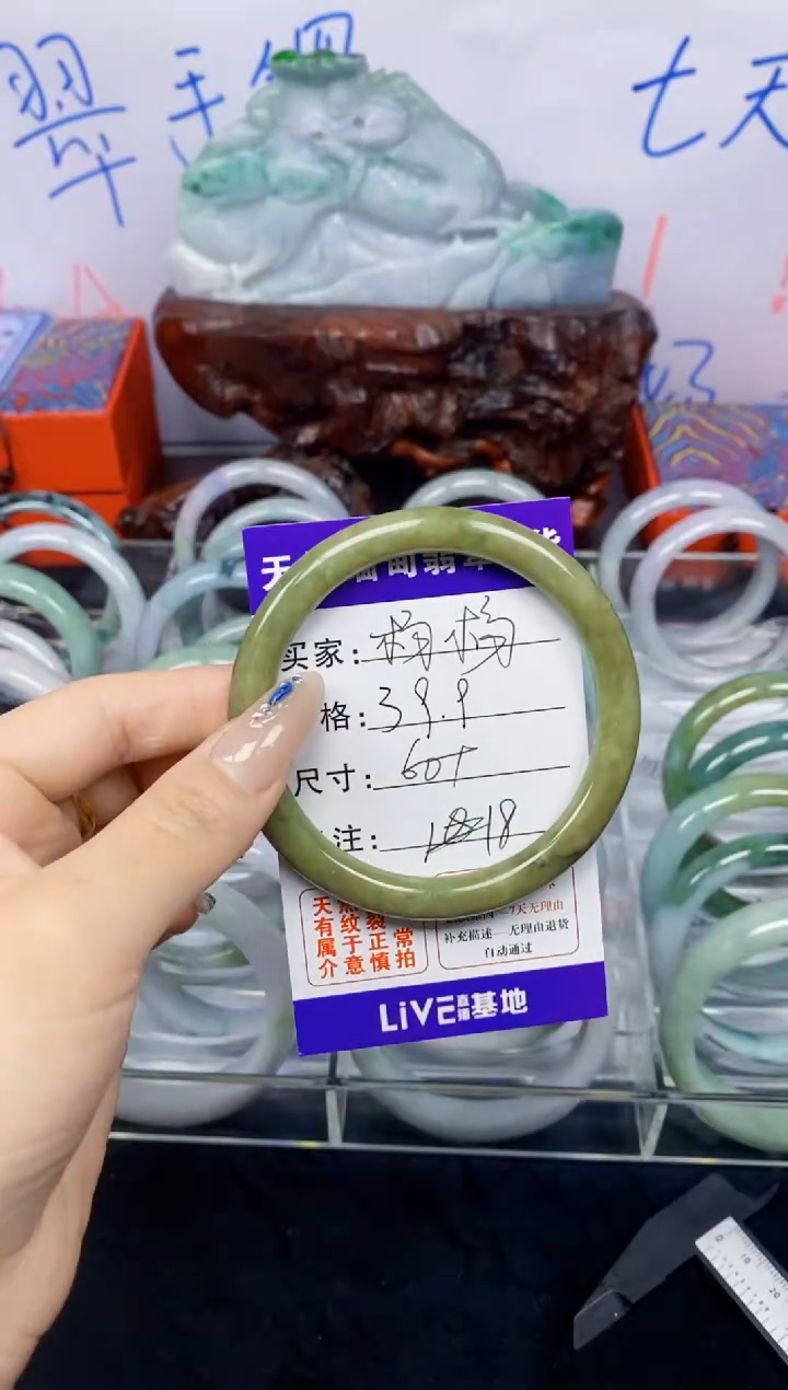 未镶嵌手镯翡翠杨*18
