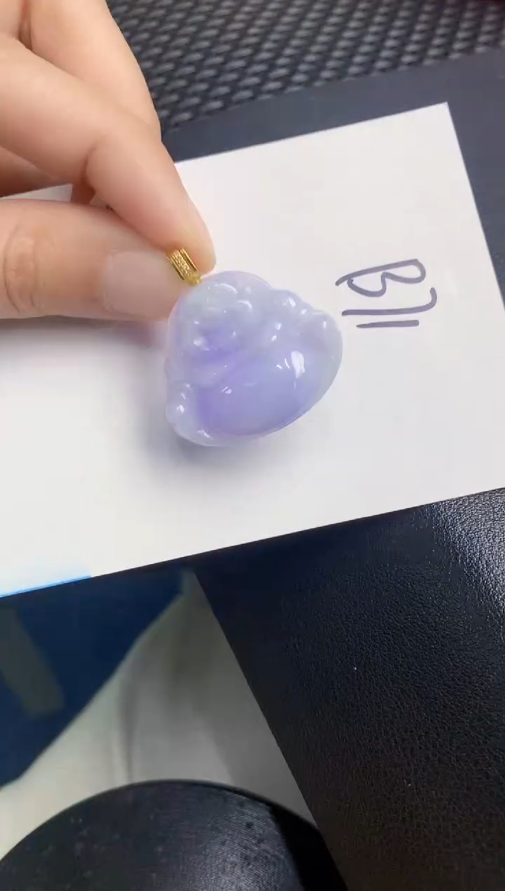【闪购商品】翡翠颈饰18K金镶嵌000000000