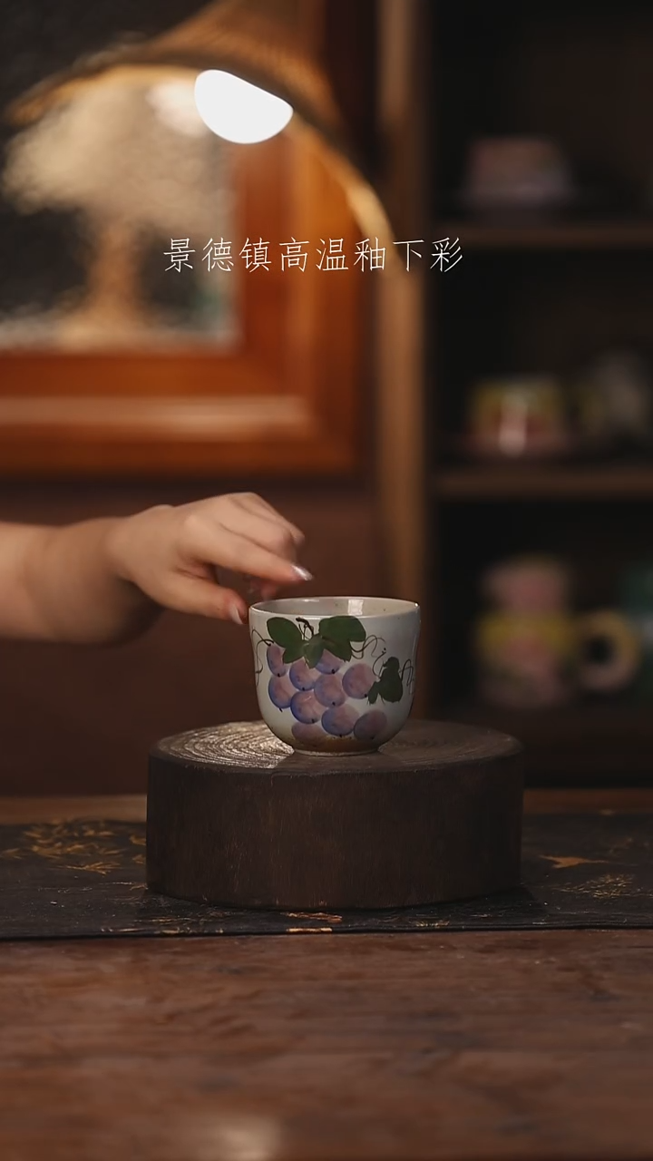 陶瓷景德镇高温釉下手绘陶瓷441