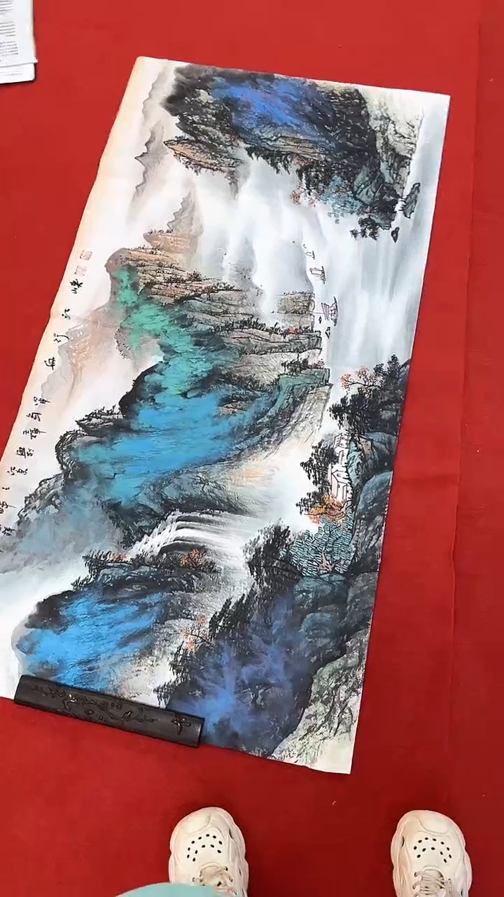 国画国画字画姐姐真美丽