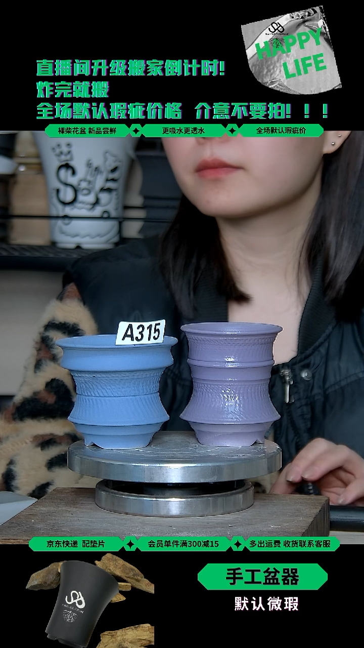 陶瓷315 2只小品