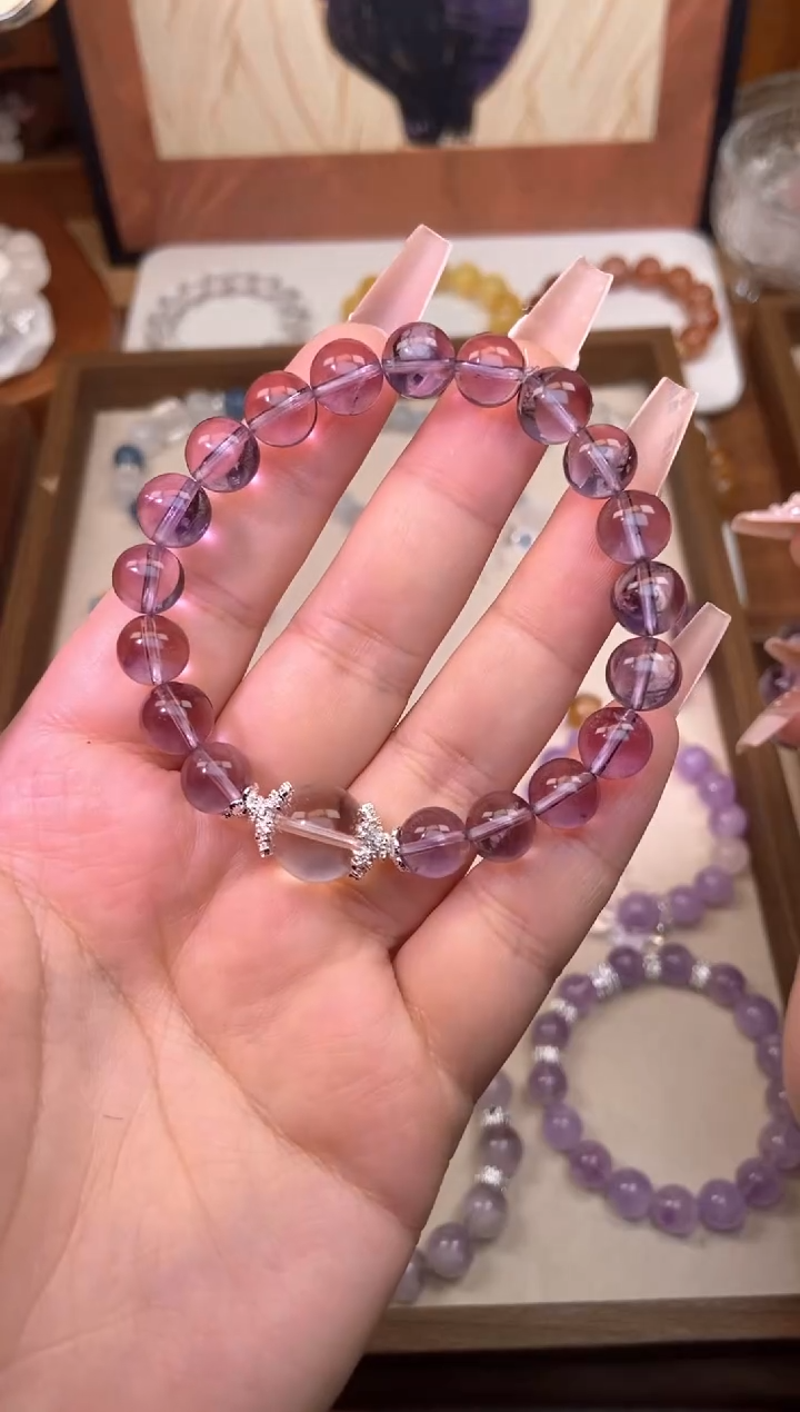 【闪购商品】水晶手链未镶嵌紫水晶