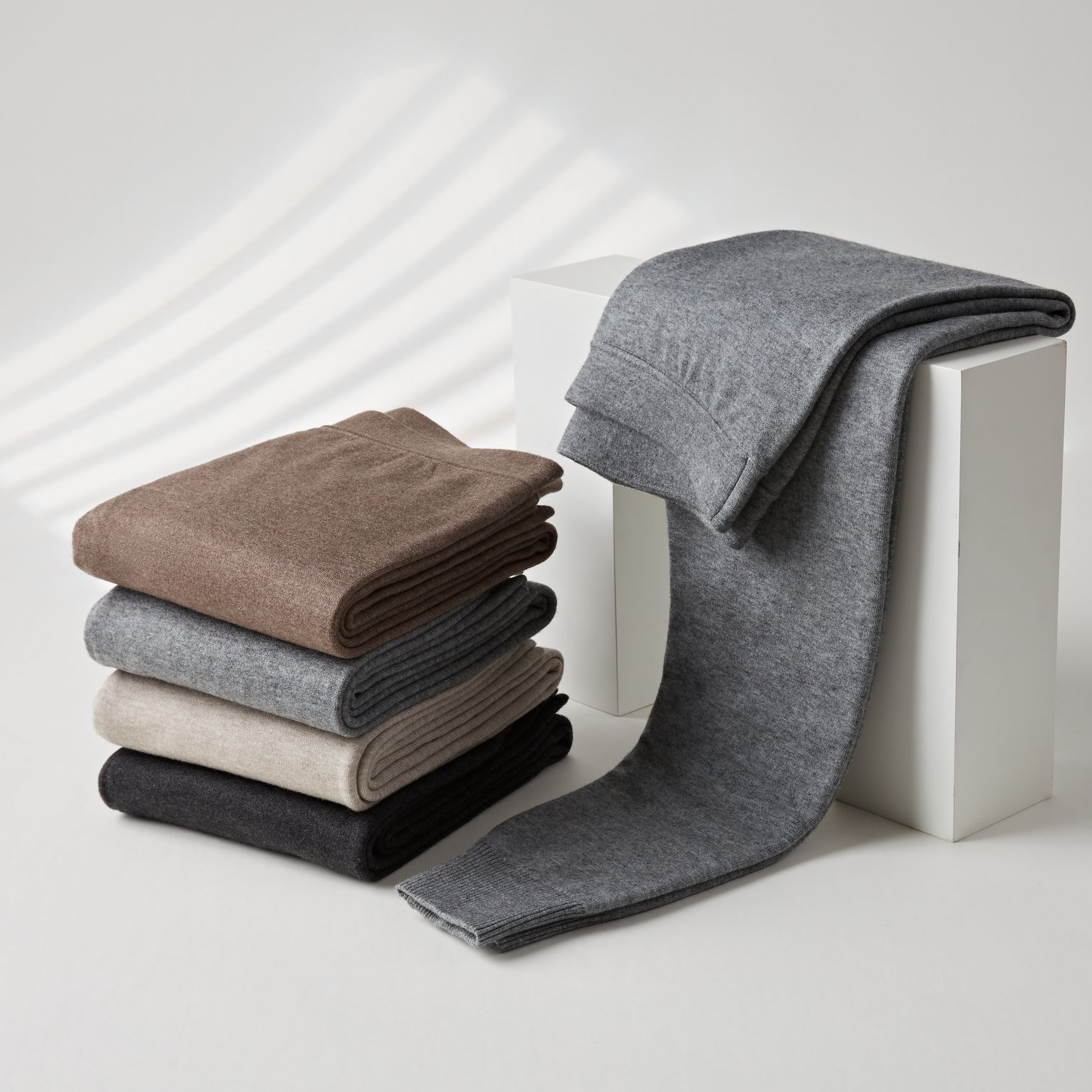 高腰双层加厚底裤贴身内穿修身秋冬新款羊毛裤保暖厚款羊毛裤子