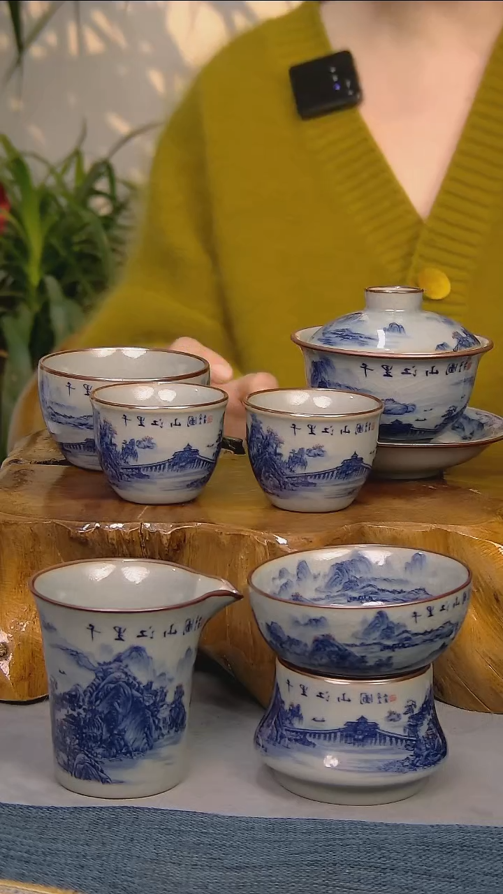 简装家用款6件套 陶瓷家用茶具系列