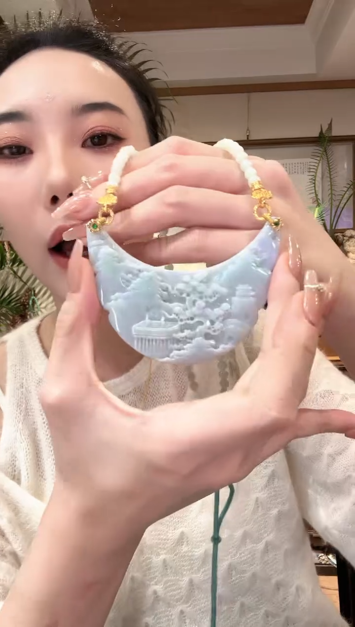 【闪购商品】翡翠颈饰未镶嵌国风