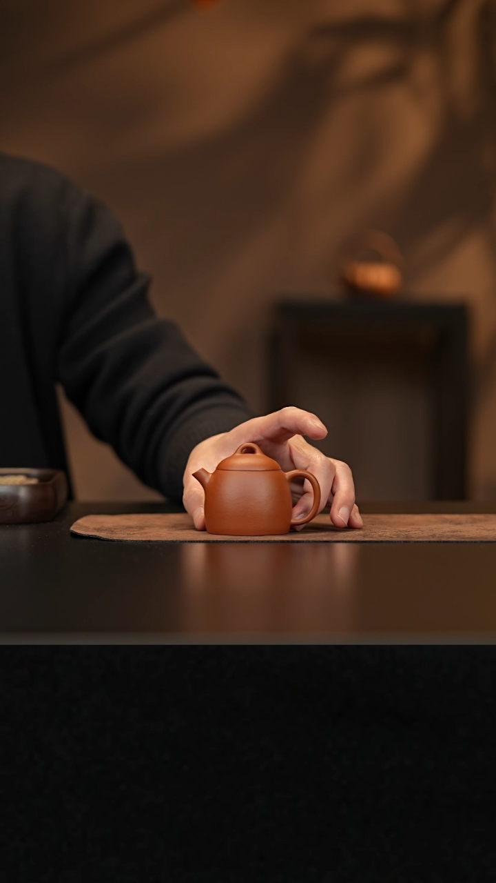 【闪购商品】紫砂茶壶允禾斋wzht 朱泥 秦权