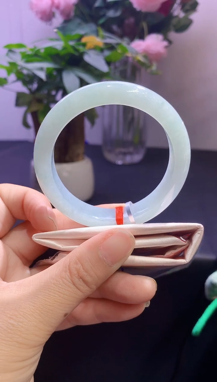 未镶嵌手镯翡翠翡翠手镯圈口53.7-t24