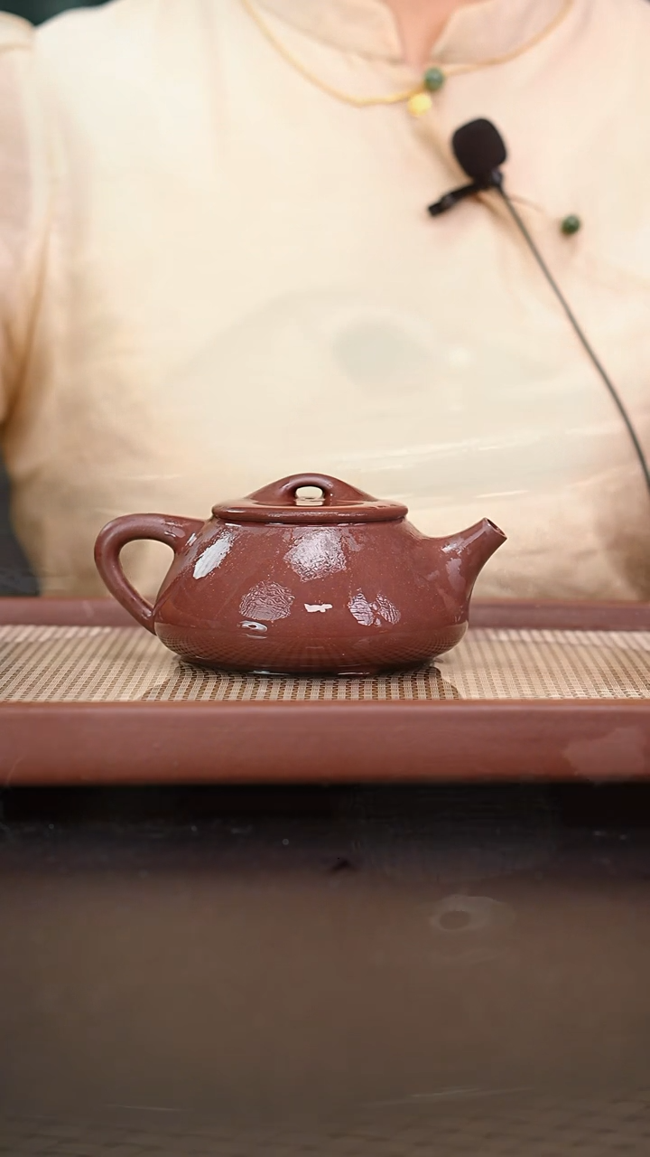 茶壶紫砂原矿四号井底槽青《景舟石瓢》300cc 赵