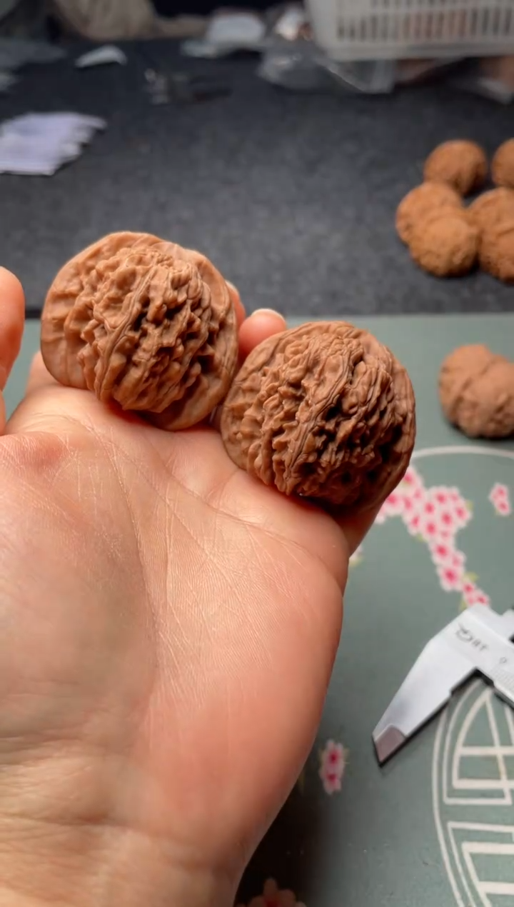 把件文玩核桃w155  楼子 43尺