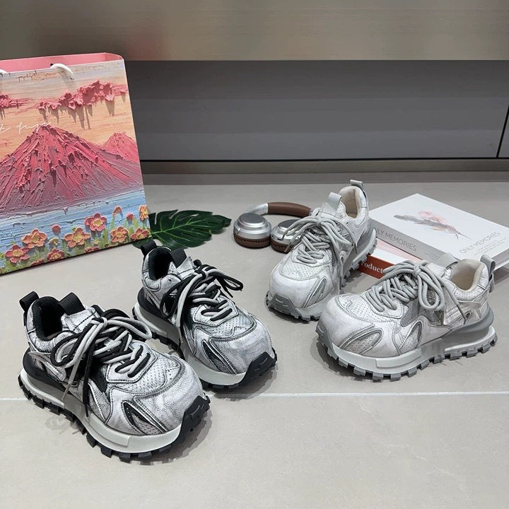 【单里/薄绒/厚绒】【盼】欧洲站2025新款韩版时尚百搭增高丑萌鞋女鞋