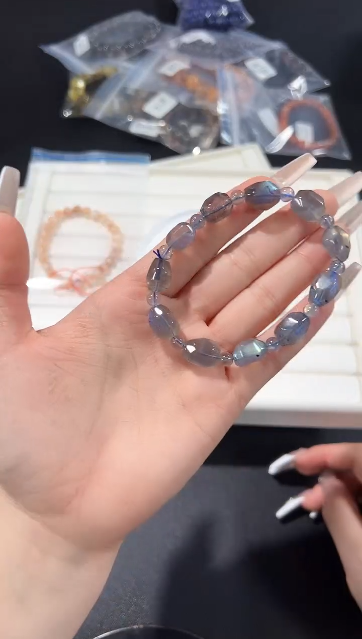 未镶嵌手链长石24g多样性发其一【1条】默认微瑕