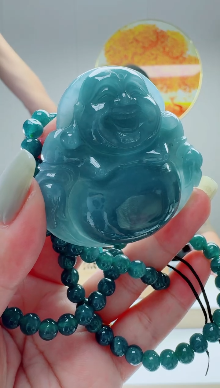 翡翠未镶嵌颈饰多样性随机发其一