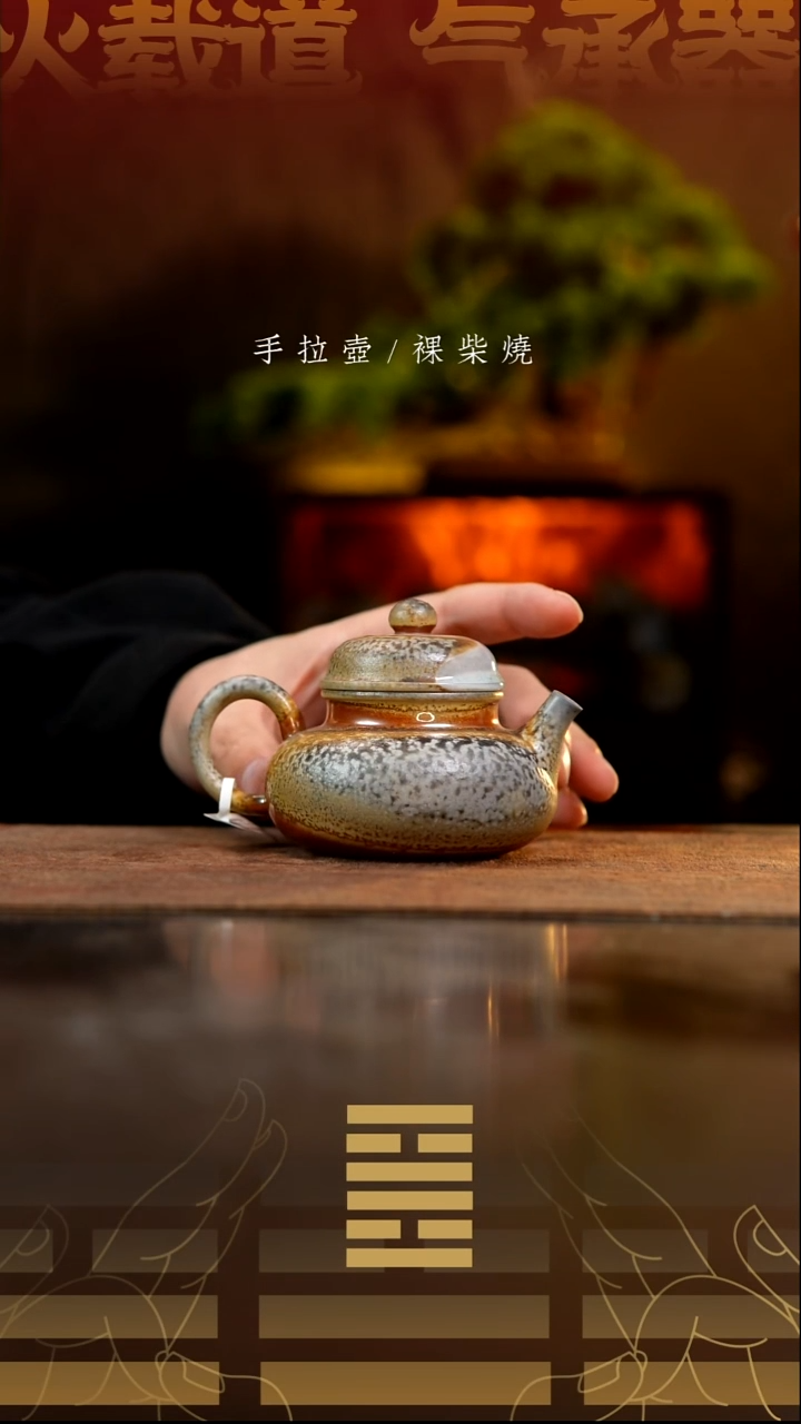 夸烧柴烧容天壶252
