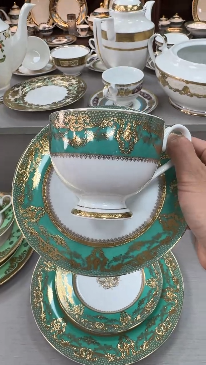 【闪购商品】瓷片200毫升杯碟福利款 微瑕