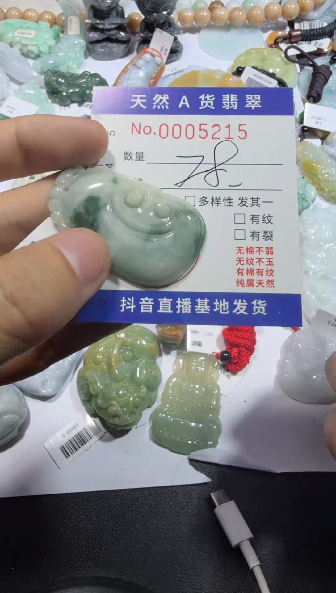 【闪购商品】翡翠颈饰未镶嵌00005215